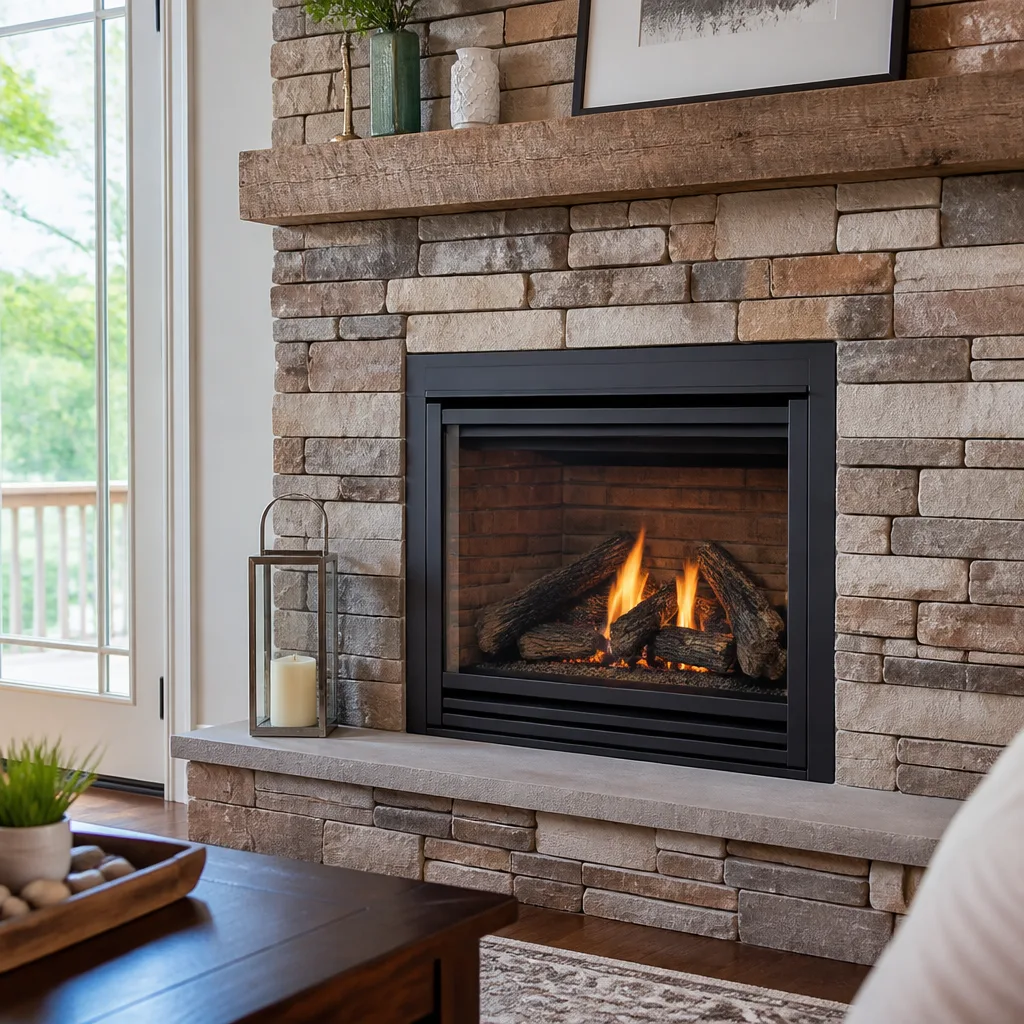 Gas fireplace service